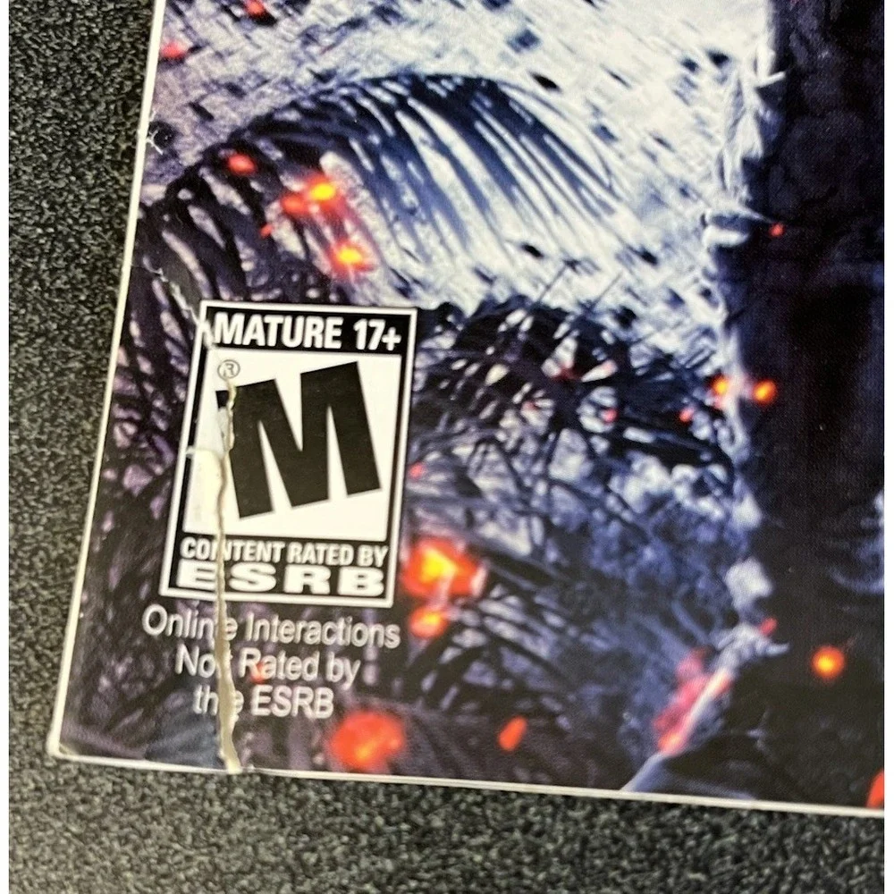 XBox 360 Call Of Duty World at War Case Insert and Instruction Manual Only